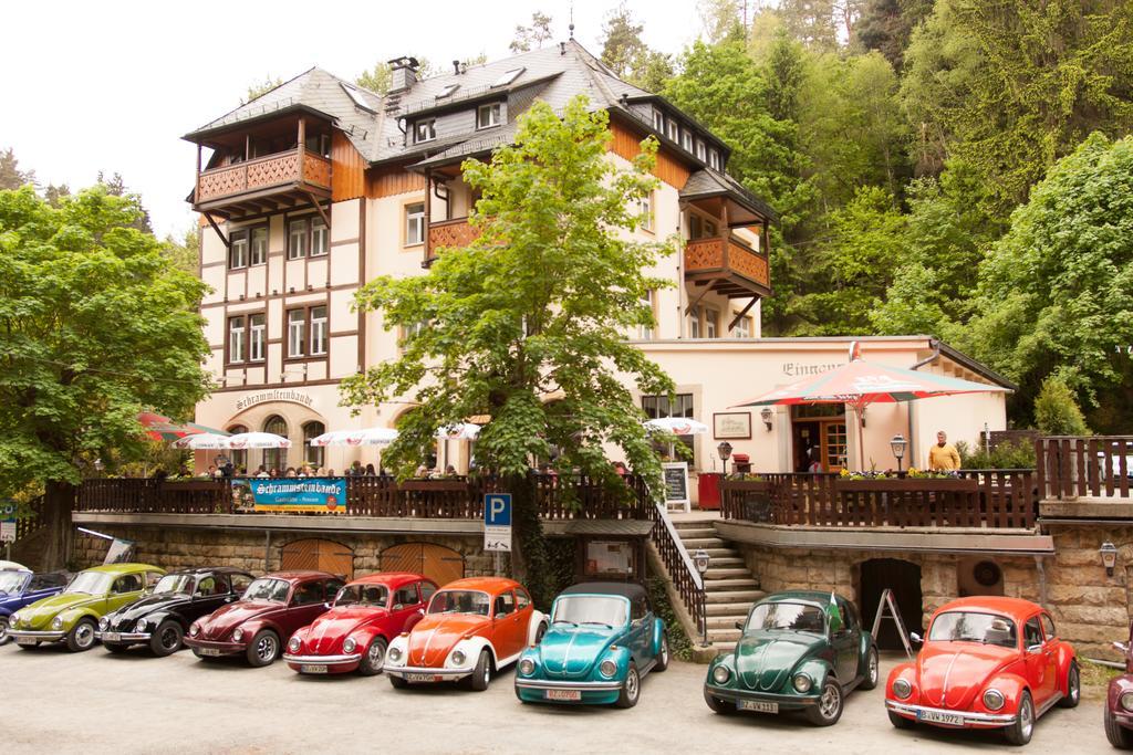 Pension Schrammsteinbaude Bad Schandau Exterior foto